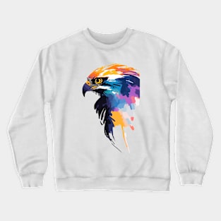 Eagle Bird Wild Nature Animal Colors Art Crewneck Sweatshirt